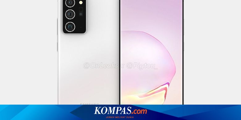 Bocoran Desain dan Spesifikasi Galaxy Note 20 Plus – Kompas.com – Tekno Kompas.com