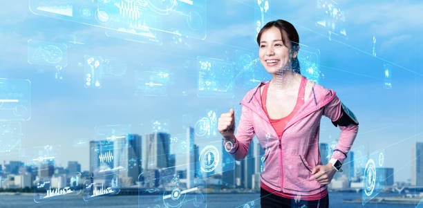 Health care technology concept. Sports tech.