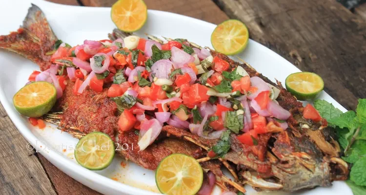 Ikan Bakar Manokwari dengan Sambal Pedas Khas Papua Barat