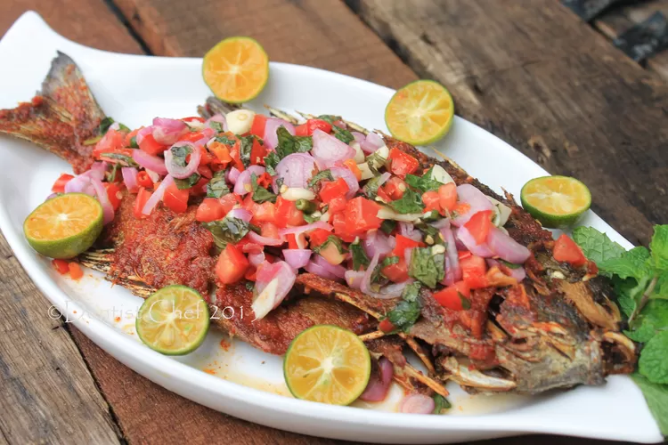 Ikan Bakar Manokwari dengan Sambal Pedas Khas Papua Barat