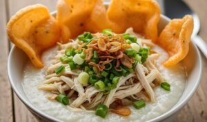 Resep Bubur Ayam Yang Gurih Dan Lembut, Cocok Buat Sarapan Di Rumah